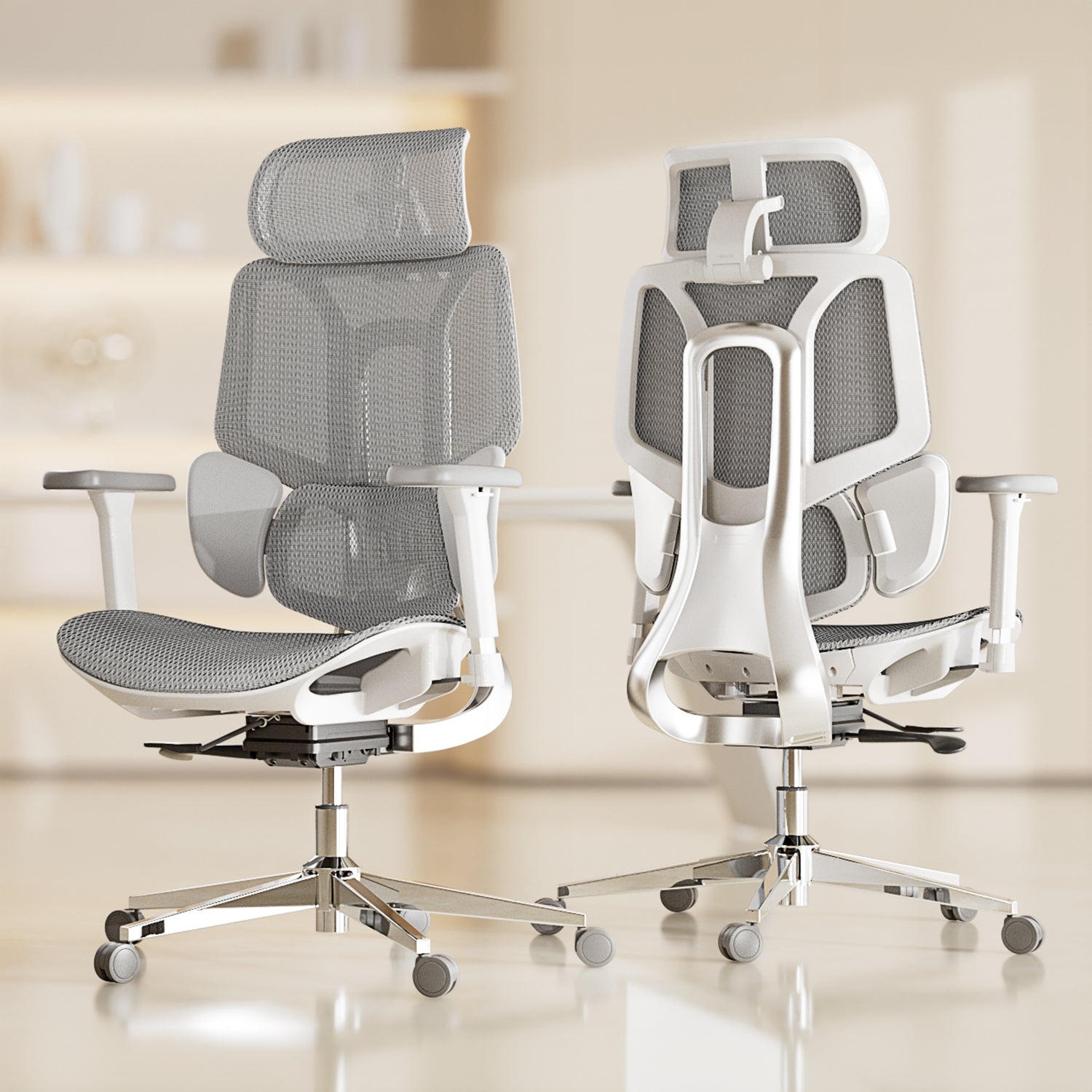 HBADA E3 Air Ergonomic Office Chair with Footrest
