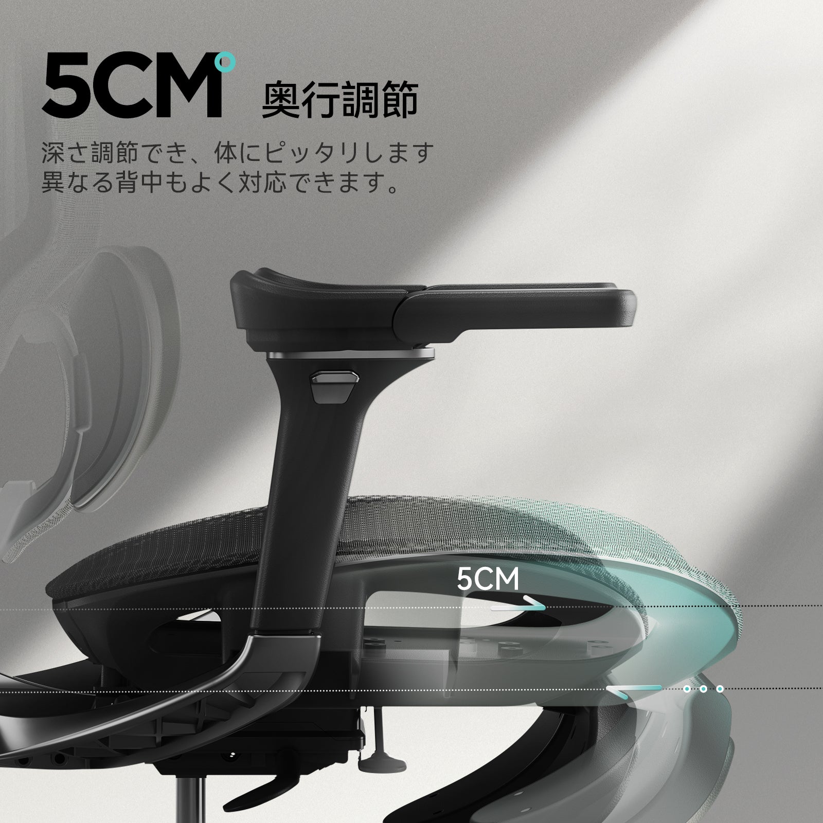 HBADA E3 Pro 人間工学オフィスチェア(フットレスト付き)