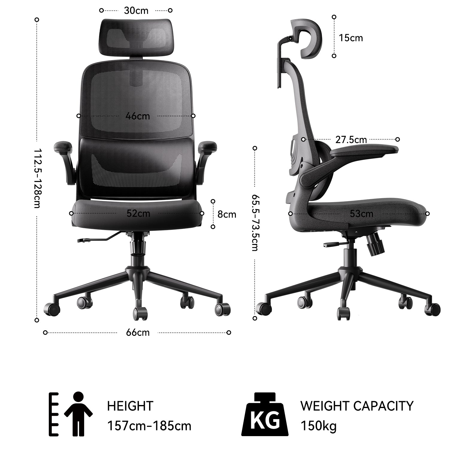 J8344 Hbada オフィスチェア クリーニング済 【リユースのサカイ柏店